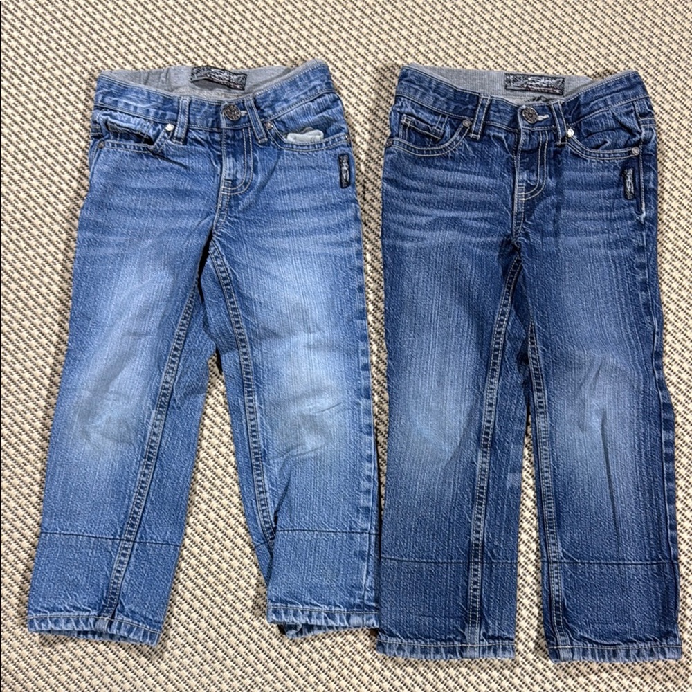Silver Jeans Boys Blue Denim Jeans - Set of 2